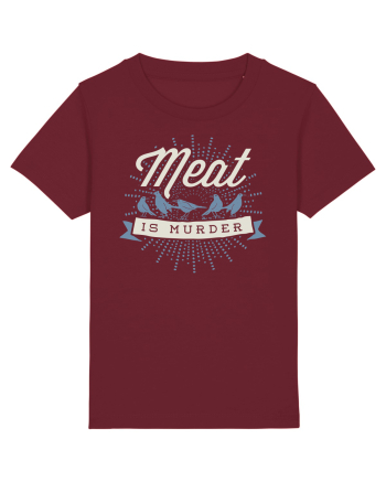 Meat is murder - blue Burgundy