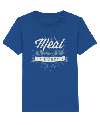Meat is murder - blue Majorelle Blue