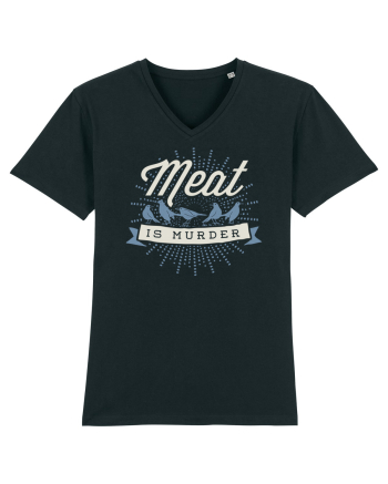 Meat is murder - blue Black