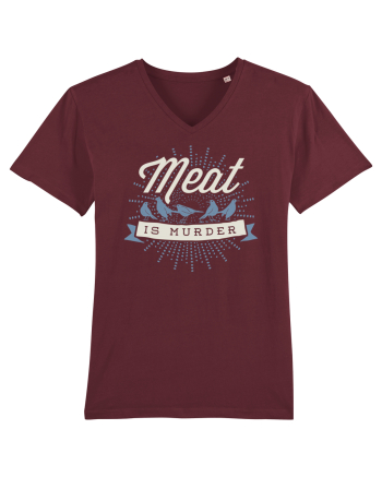 Meat is murder - blue Burgundy