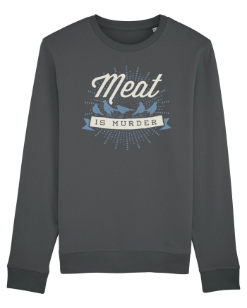 Meat is murder - blue Anthracite