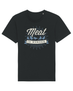 Meat is murder - blue Tricou mânecă scurtă Unisex Rocker