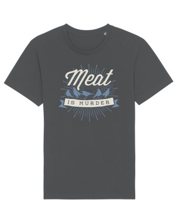 Meat is murder - blue Anthracite