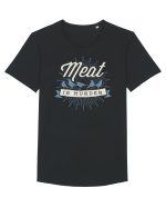 Meat is murder - blue Tricou mânecă scurtă guler larg Bărbat Skater