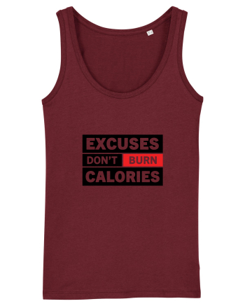 Burn Calories Burgundy