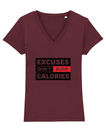 Burn Calories Burgundy