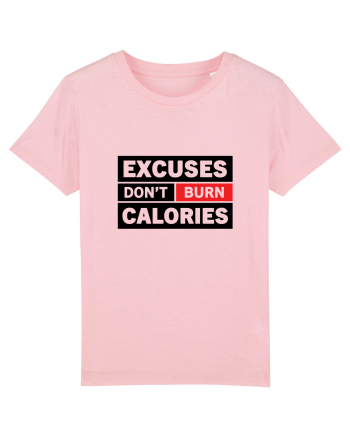 Burn Calories Cotton Pink