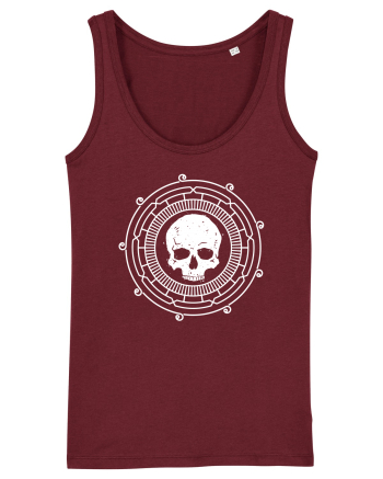 Skull wheel Burgundy
