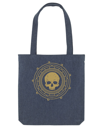 Skull mandala Midnight Blue