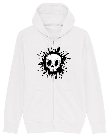 Skull illustration White