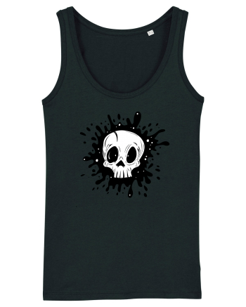Skull illustration Black
