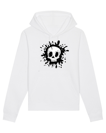 Skull illustration White