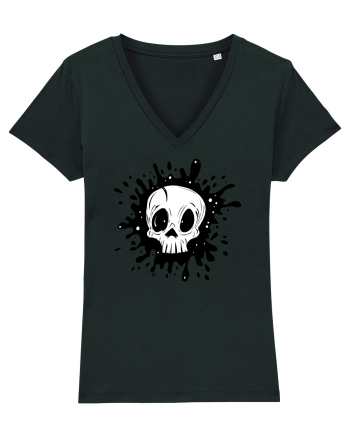 Skull illustration Black