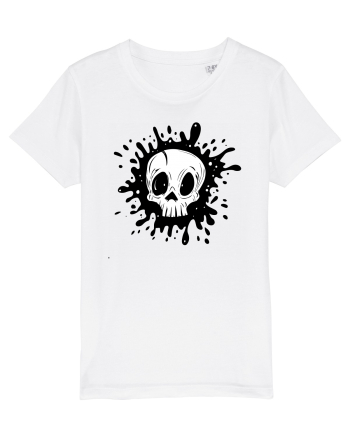 Skull illustration White
