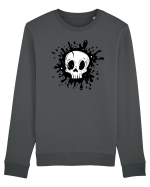 Skull illustration Bluză mânecă lungă Unisex Rise