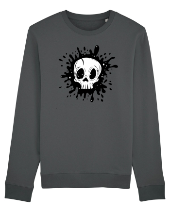 Skull illustration Anthracite