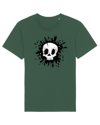 Skull illustration Bottle Green