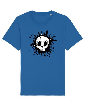 Skull illustration Royal Blue