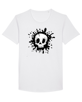 Skull illustration White