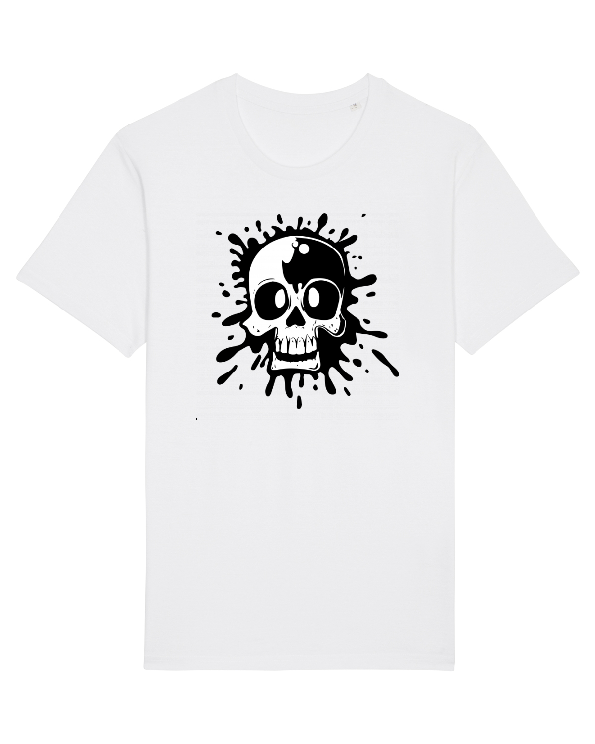 Tricou mânecă scurtă Unisex Rocker White