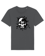 Craniu  Tricou mânecă scurtă Unisex Rocker