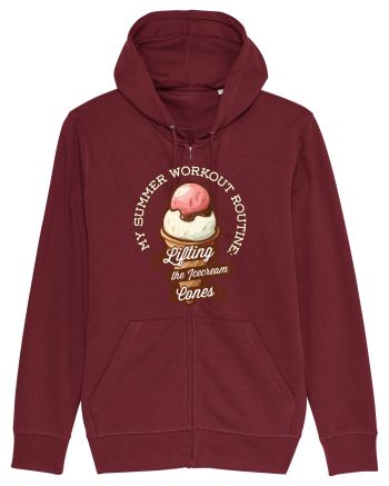 Sport de vara - lifting icecream cones Burgundy