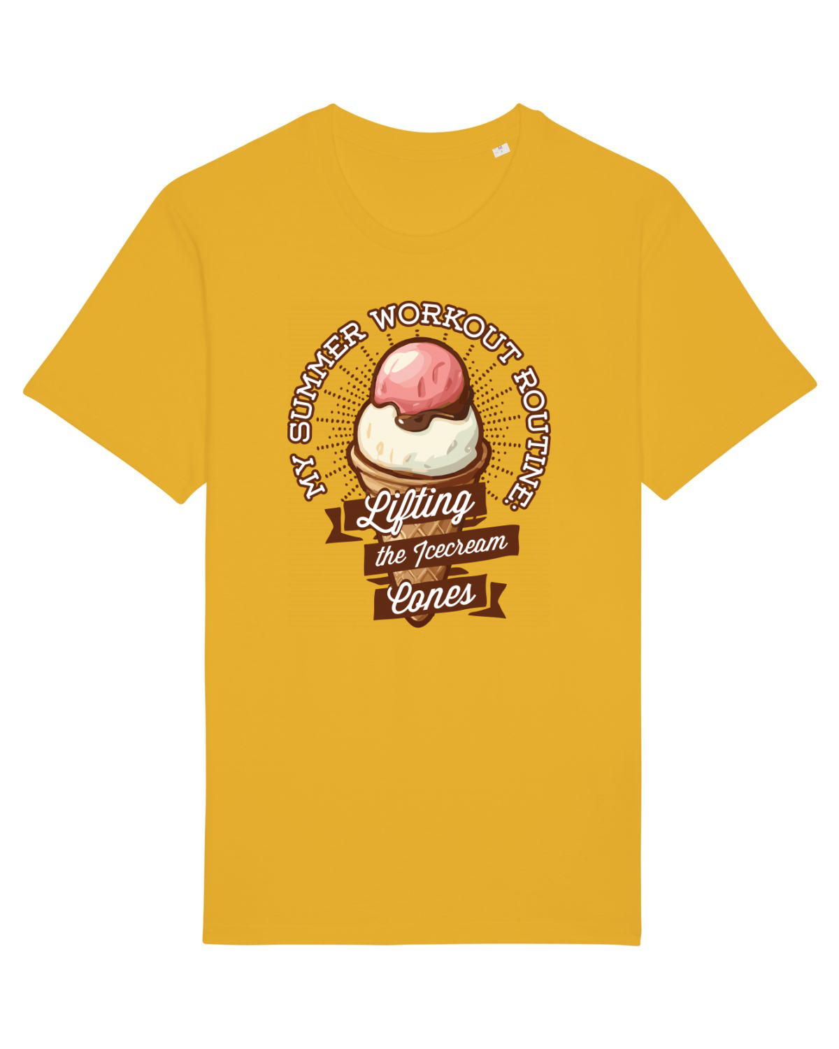 Tricou mânecă scurtă Unisex Rocker Spectra Yellow