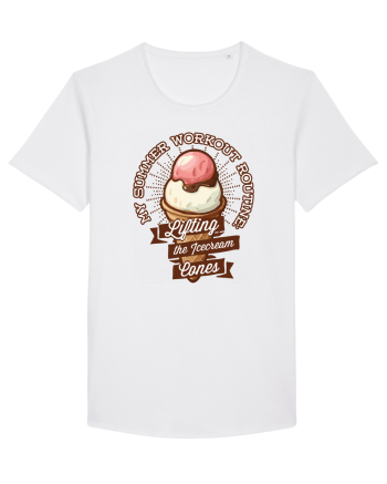 Sport de vara - lifting icecream cones White