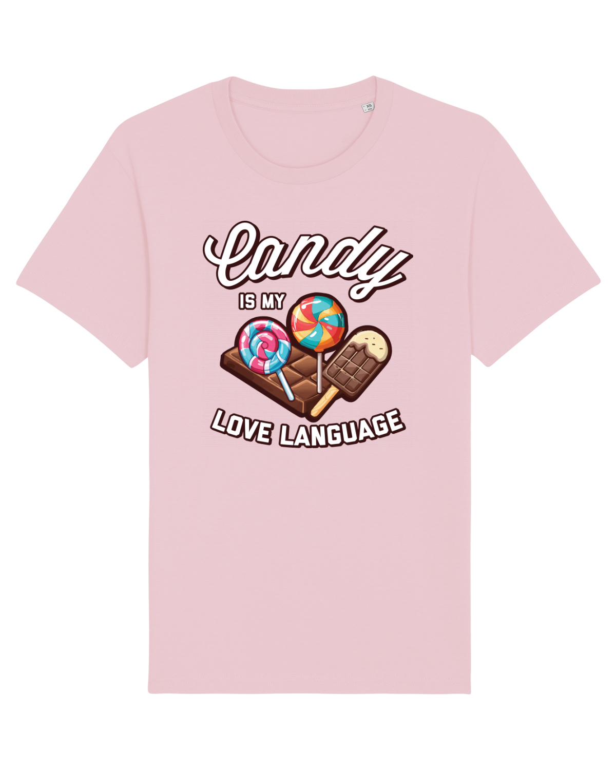 Tricou mânecă scurtă Unisex Rocker Cotton Pink