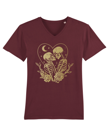 The Golden Heart Lovers Burgundy