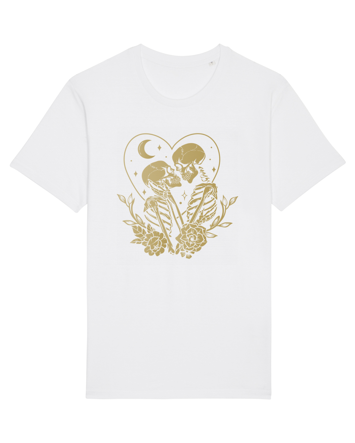 Tricou mânecă scurtă Unisex Rocker White
