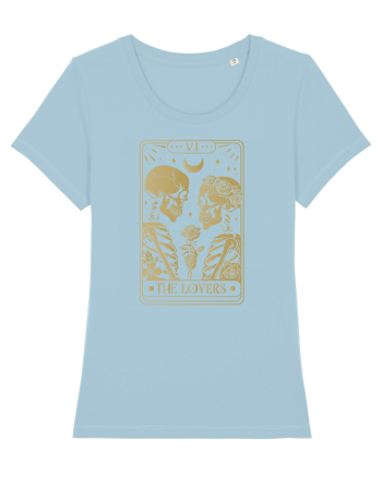 The Lovers Celestial Tarot Sky Blue