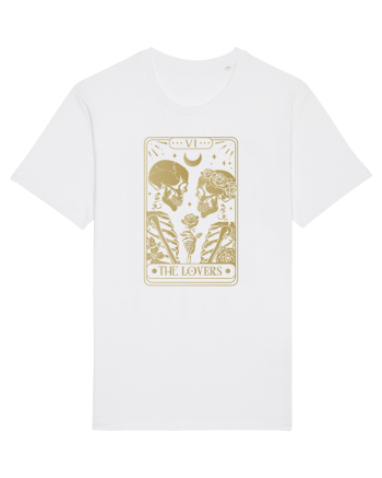 The Lovers Celestial Tarot White
