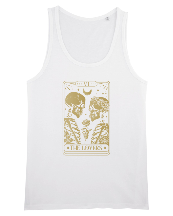 The Lovers Celestial Tarot White
