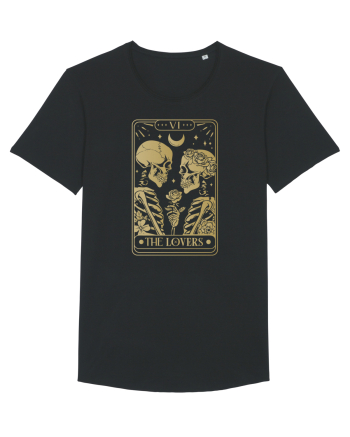 The Lovers Celestial Tarot Black