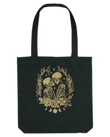 The Lovers Golden Flowers Celestial Black
