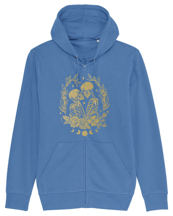 The Lovers Golden Flowers Celestial Bright Blue