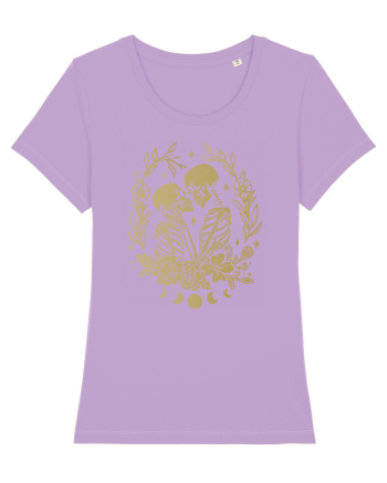 The Lovers Golden Flowers Celestial Lavender Dawn