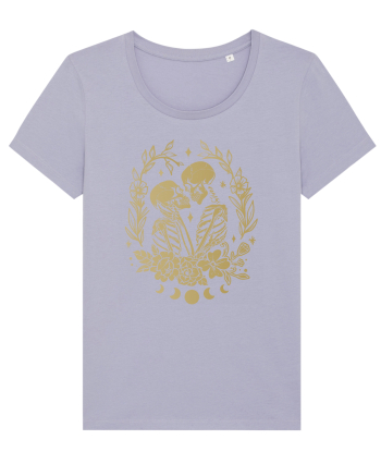 The Lovers Golden Flowers Celestial Lavender