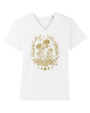 The Lovers Golden Flowers Celestial White
