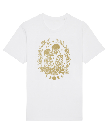 The Lovers Golden Flowers Celestial White