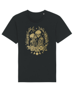 The Lovers Golden Flowers Celestial Tricou mânecă scurtă Unisex Rocker