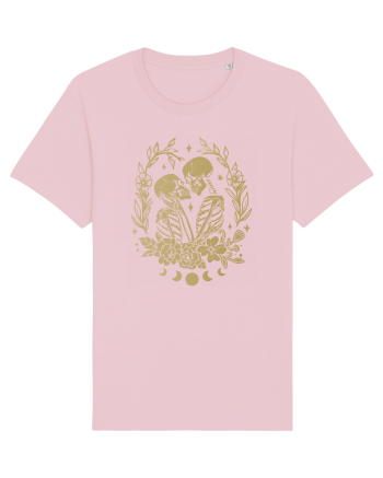 The Lovers Golden Flowers Celestial Cotton Pink