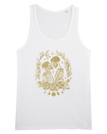 The Lovers Golden Flowers Celestial White