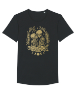 The Lovers Golden Flowers Celestial Tricou mânecă scurtă guler larg Bărbat Skater