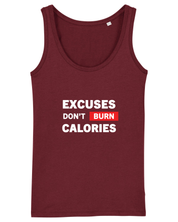 Burn Calories Burgundy