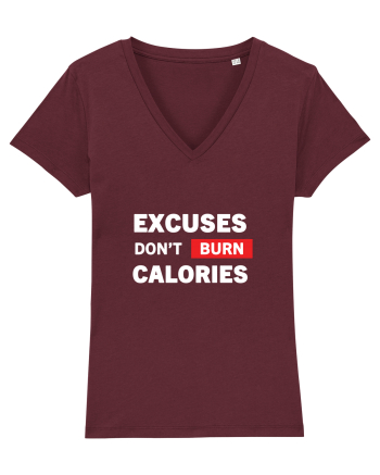 Burn Calories Burgundy
