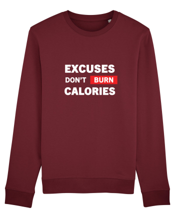 Burn Calories Burgundy