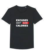 Burn Calories Tricou mânecă scurtă guler larg Bărbat Skater