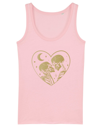 The Lovers Golden Heart Cotton Pink